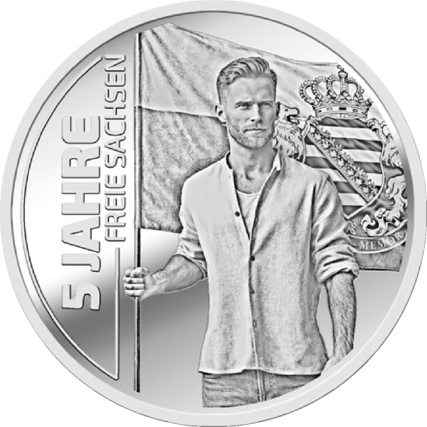 Silber-Sachsentaler Freie Sachsen (auf 200 Stück limitiert)